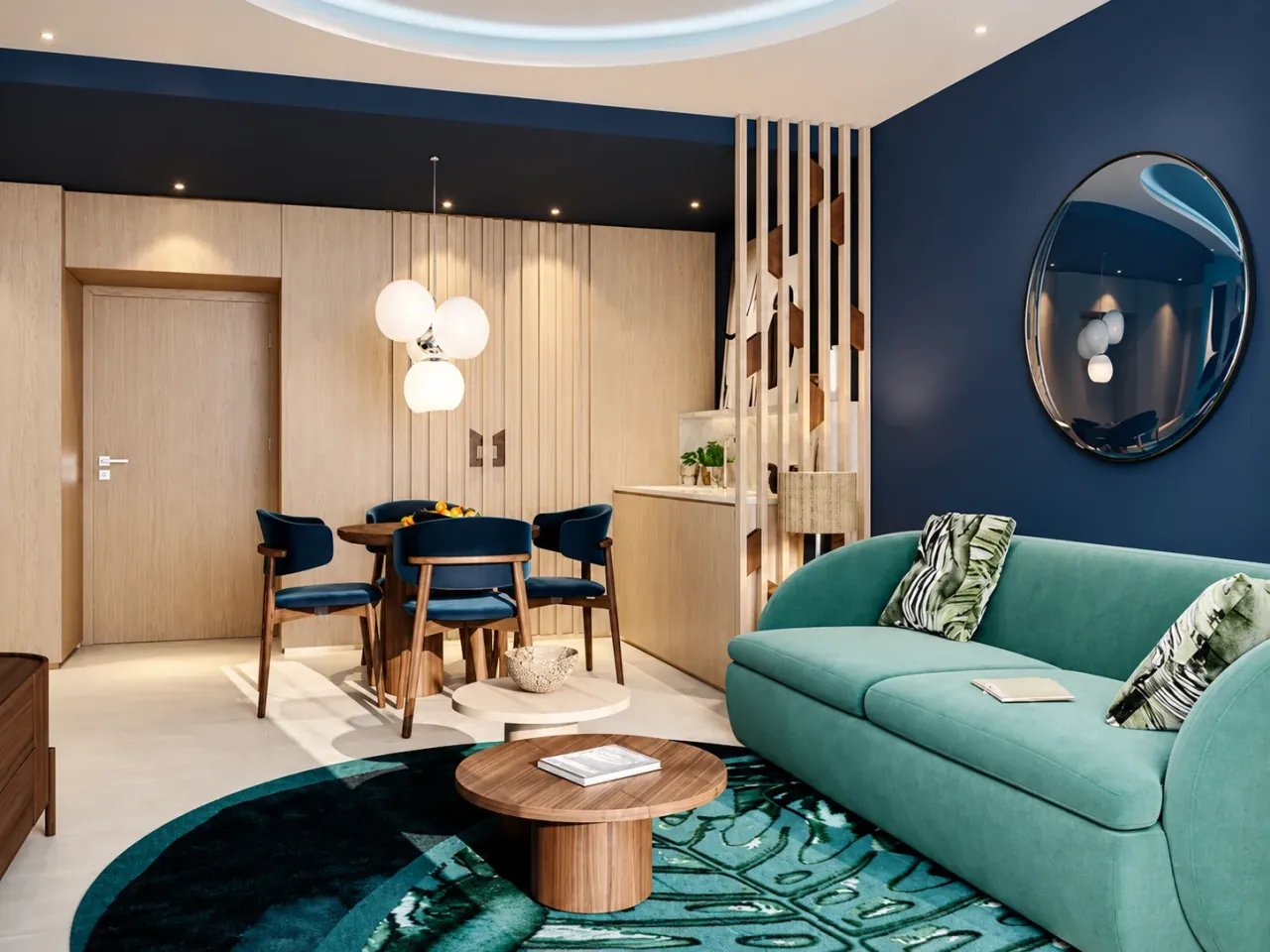 Salon d’une suite du Curio Collection by Hilton à Casablanca