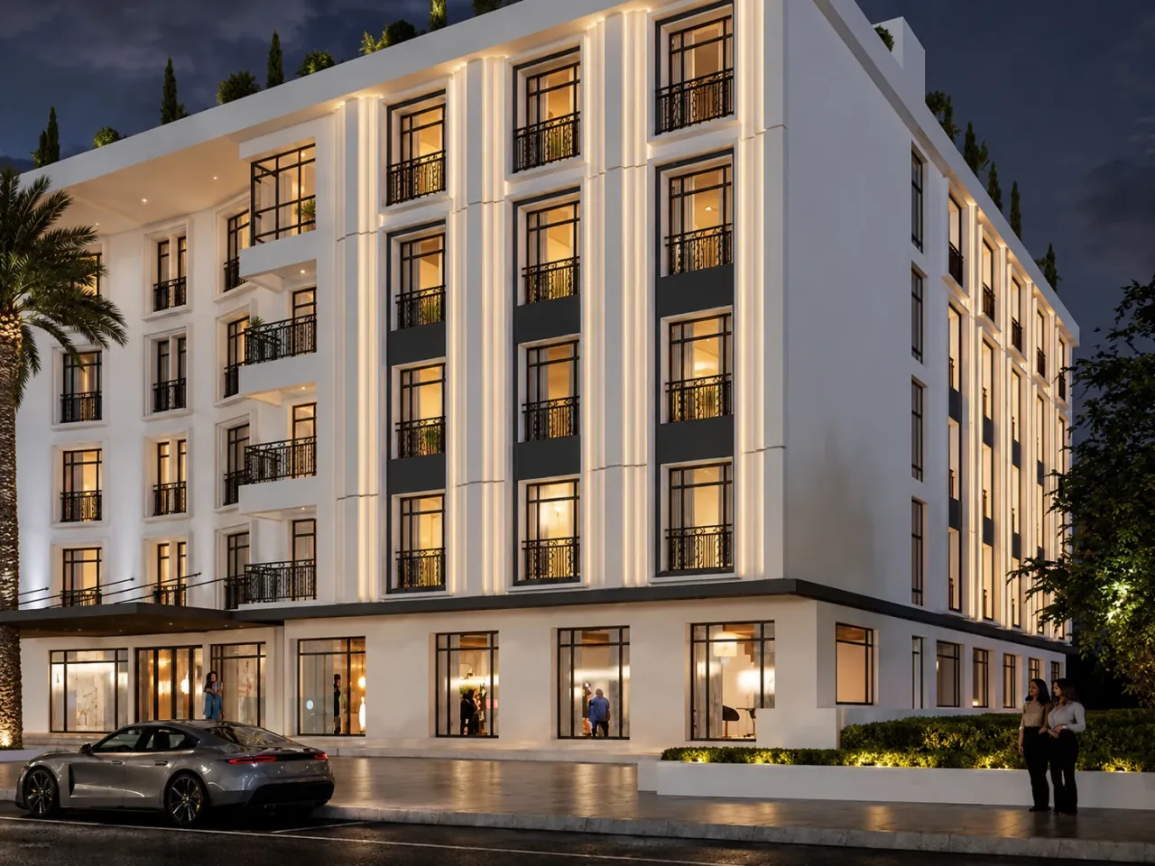 Façade de l’hôtel Curio Collection by Hilton à Rabat