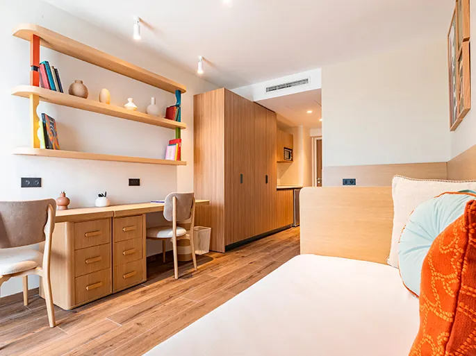 Chambre étudiante du Twenty campus Casa Anfa